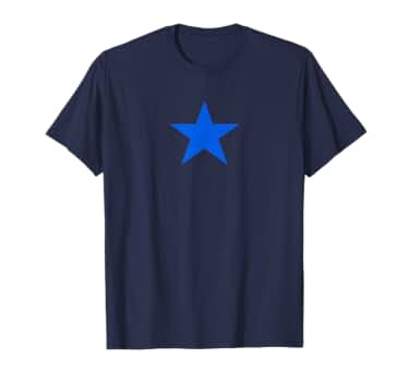 【COYSEIO】 MILKY STAR T-SHIRT BLUE CHARCOAL MILKY STAR T-SHIRT BLUE CHARCOAL - coyseio